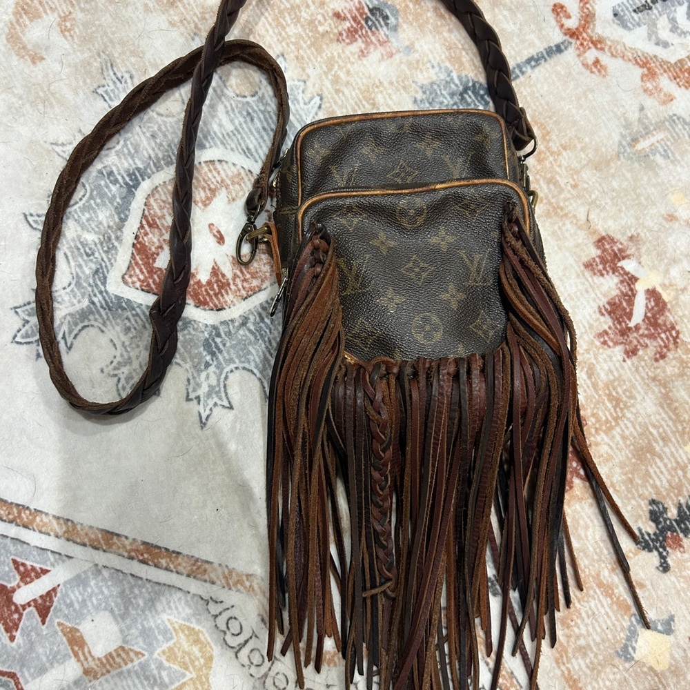 Vintage Louis Vuitton Fringe Crossbody Bag